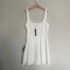 Lulu's White Skater Dress